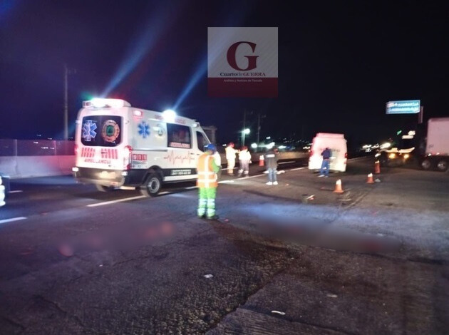 Hombre muere atropellado en Xaloztoc